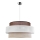 Duolla - Ljuskrona med textilsladd SPACE 1xE27/40W/230V diameter 50 cm