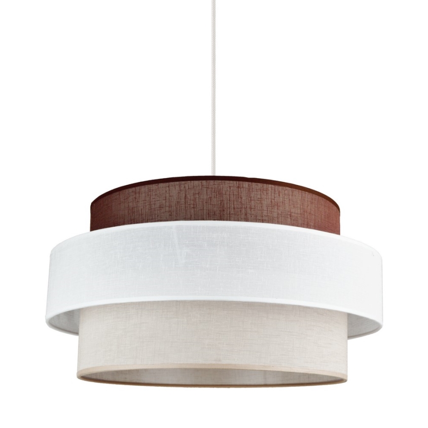 Duolla - Ljuskrona med textilsladd SPACE 1xE27/40W/230V diameter 50 cm