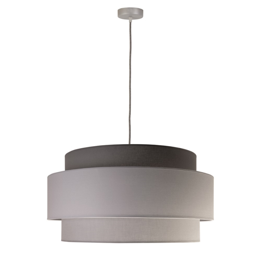 Duolla - Ljuskrona med textilsladd SPACE 1xE27/40W/230V diameter 50 cm