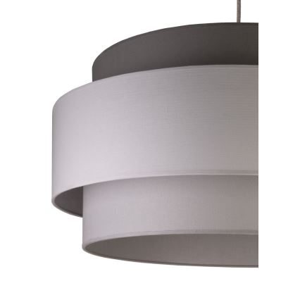 Duolla - Ljuskrona med textilsladd SPACE 1xE27/40W/230V diameter 50 cm