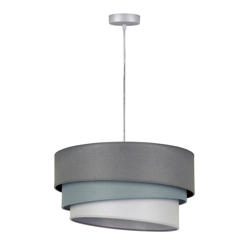 Duolla - Ljuskrona med textilsladd TRIO 1xE27/40W/230V diameter 45 cm