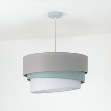Duolla - Ljuskrona med textilsladd TRIO 1xE27/40W/230V diameter 45 cm
