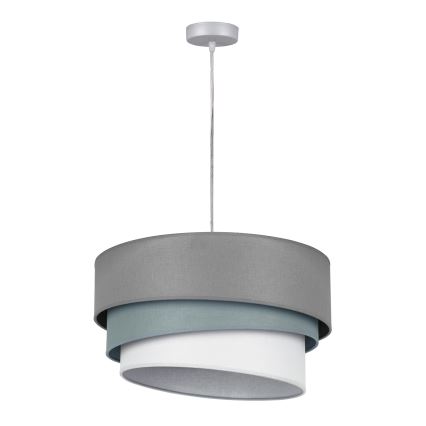 Duolla - Ljuskrona med textilsladd TRIO 1xE27/40W/230V diameter 45 cm