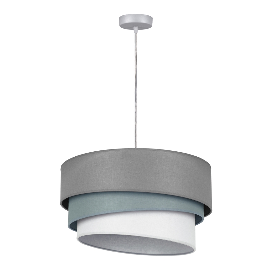Duolla - Ljuskrona med textilsladd TRIO 1xE27/40W/230V diameter 45 cm