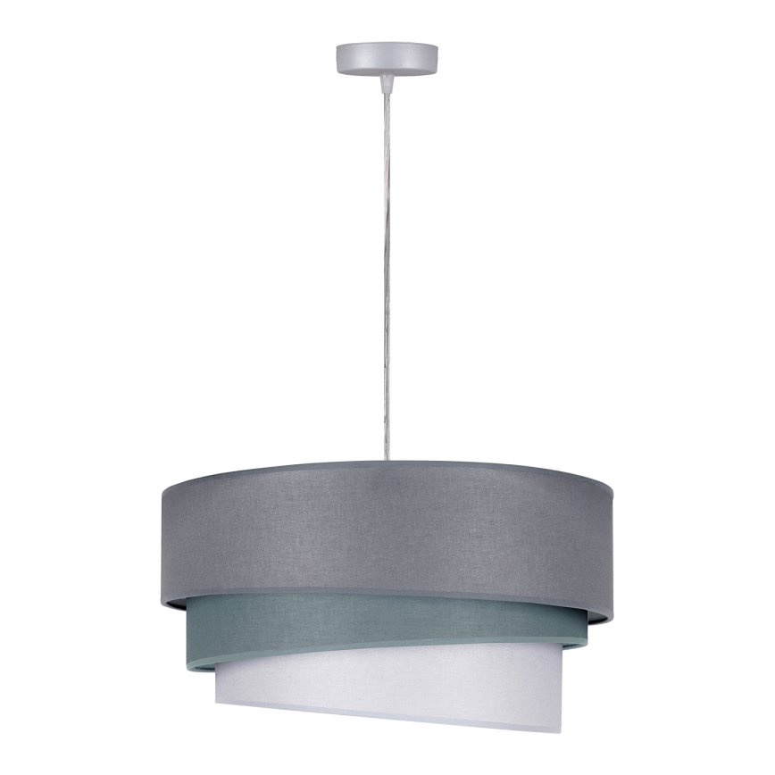 Duolla - Ljuskrona med textilsladd TRIO 1xE27/40W/230V diameter 45 cm