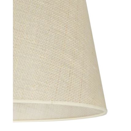 Duolla - Ljuskrona med textilsladd YUTE 1xE27/15W/230V diameter 38 cm grå