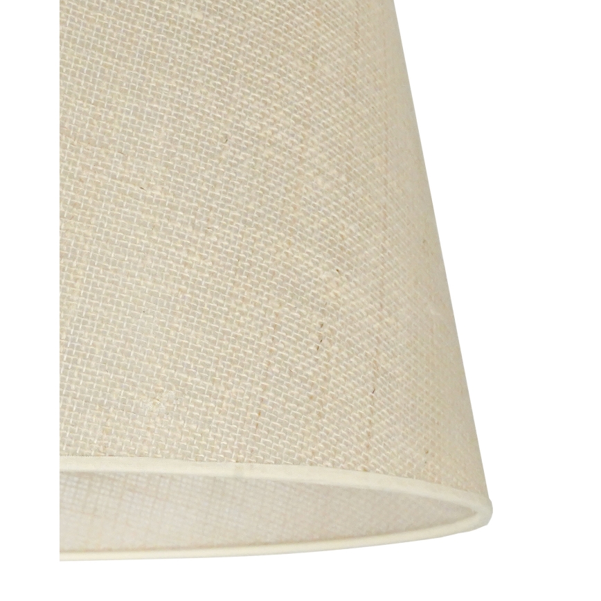 Duolla - Ljuskrona med textilsladd YUTE 1xE27/15W/230V diameter 38 cm grå
