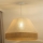 Duolla - Ljuskrona med textilsladd YUTE AVIGNON 1xE27/15W/230V diameter 60 cm grå/brun