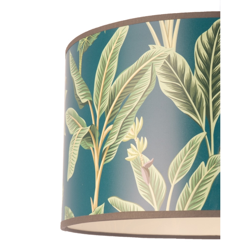 Duolla - Ljuskrona med upphängningsrem GOLD LEAVES 1xE27/15W/230V diameter 40 cm