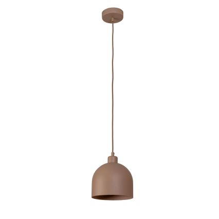 Duolla - Pendellampa med sladd IRONLINE 1xE27/15W/230V Ø 17 cm beige