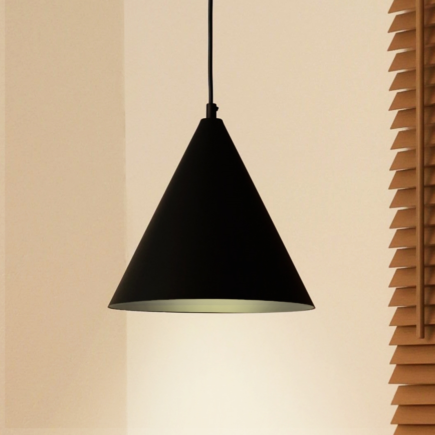 Duolla - Pendellampa på kabel IRONLINE 1xG9/3W/230V Ø 25 cm svart