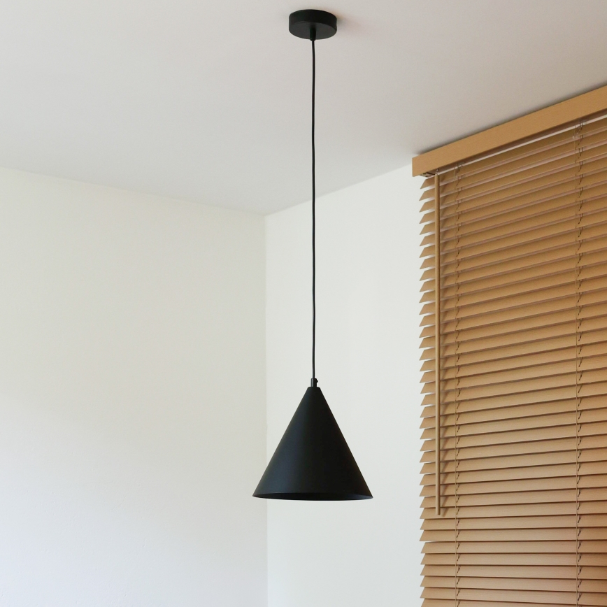 Duolla - Pendellampa på kabel IRONLINE 1xG9/3W/230V Ø 25 cm svart