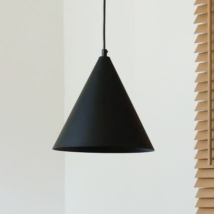 Duolla - Pendellampa på kabel IRONLINE 1xG9/3W/230V Ø 25 cm svart