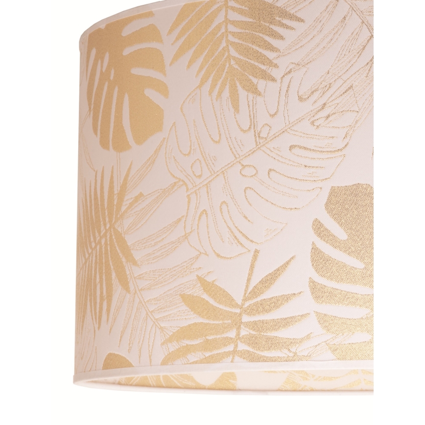 Duolla - Taklampa ARECA 1xE27/40W/230V diameter 45 cm mässing/vit