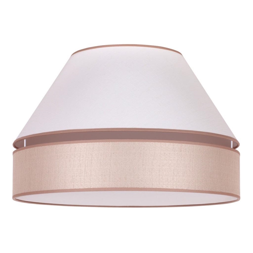 Duolla - Taklampa AVIGNON 1xE27/15W/230V diameter 50 cm vit/beige