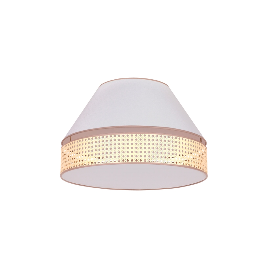 Duolla - Taklampa AVIGNON 1xE27/15W/230V diameter 50 cm vit/rotting
