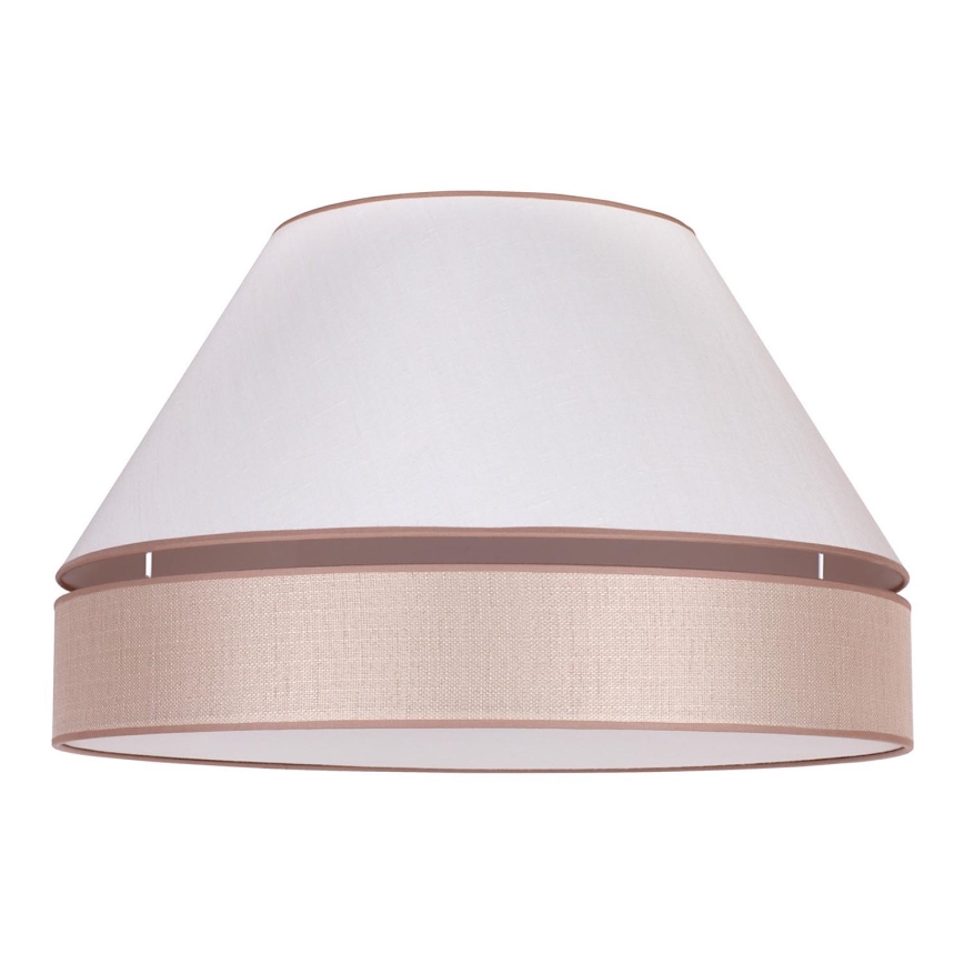 Duolla - Taklampa AVIGNON 3xE27/15W/230V diameter 60 cm vit/beige