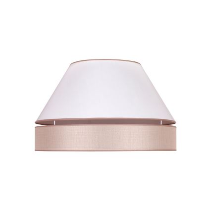 Duolla - Taklampa AVIGNON 3xE27/15W/230V diameter 60 cm vit/beige