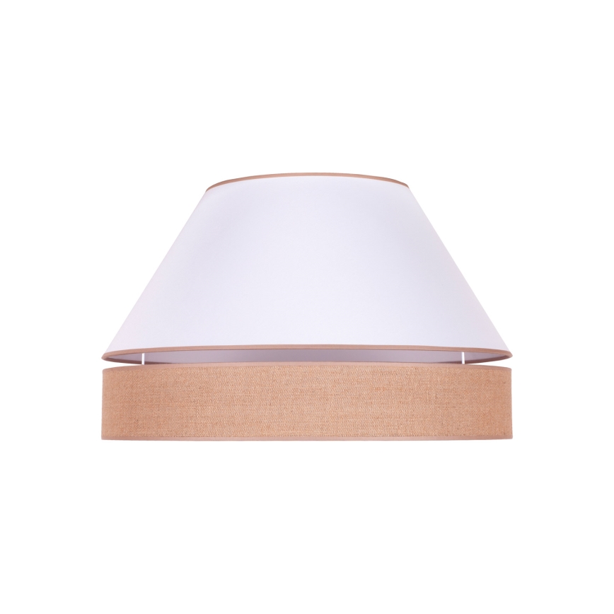 Duolla - Taklampa AVIGNON 3xE27/15W/230V diameter 60 cm vit/brun