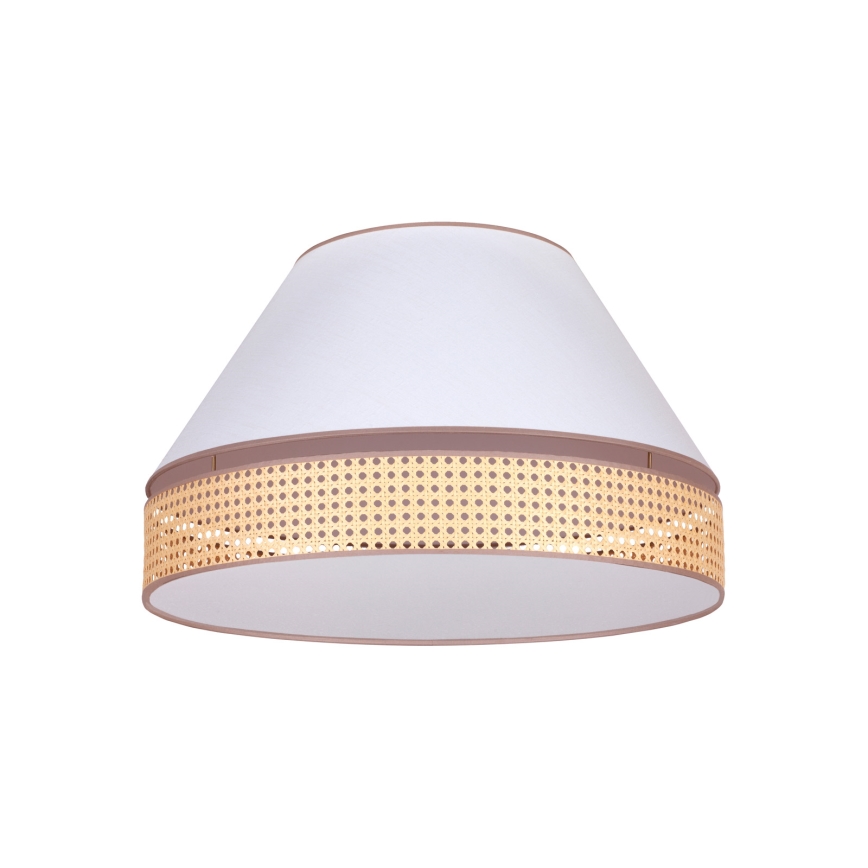 Duolla - Taklampa AVIGNON 3xE27/15W/230V diameter 60 cm vit/rotting