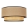Duolla - Taklampa BOHO 1xE27/15W/230V diameter 45 cm beige/rotting
