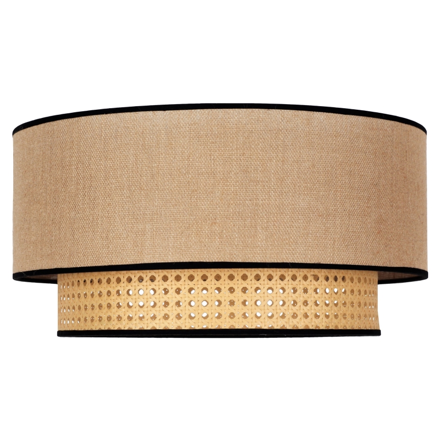 Duolla - Taklampa BOHO 1xE27/15W/230V diameter 45 cm beige/rotting