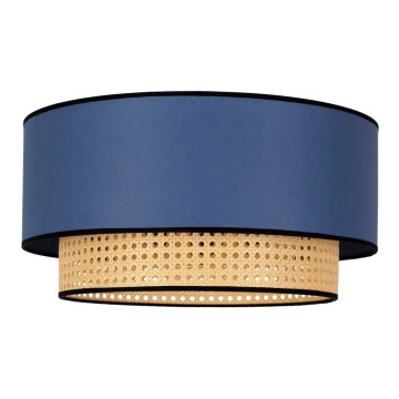 Duolla - Taklampa BOHO 1xE27/15W/230V diameter 45 cm blå/rotting