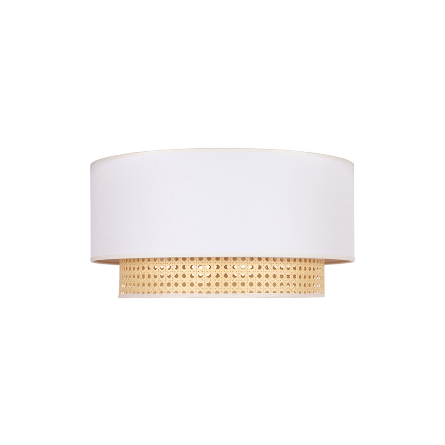 Duolla - Taklampa BOHO 1xE27/15W/230V diameter 45 cm grädde/rotting