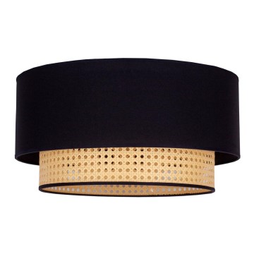 Duolla - Taklampa BOHO 1xE27/15W/230V diameter 45 cm svart/rotting