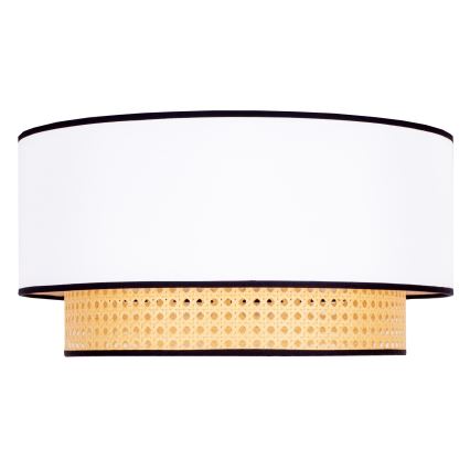 Duolla - Taklampa BOHO 1xE27/15W/230V diameter 45 cm vit/rotting