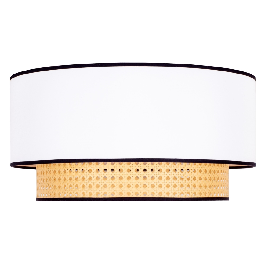 Duolla - Taklampa BOHO 1xE27/15W/230V diameter 45 cm vit/rotting