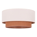 Duolla - Taklampa BOHO 3xE27/15W/230V diameter 60 cm beige/brun