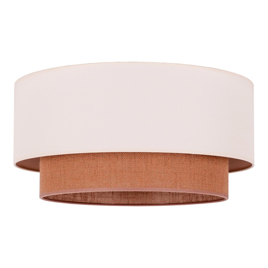 Duolla - Taklampa BOHO 3xE27/15W/230V diameter 60 cm beige/brun