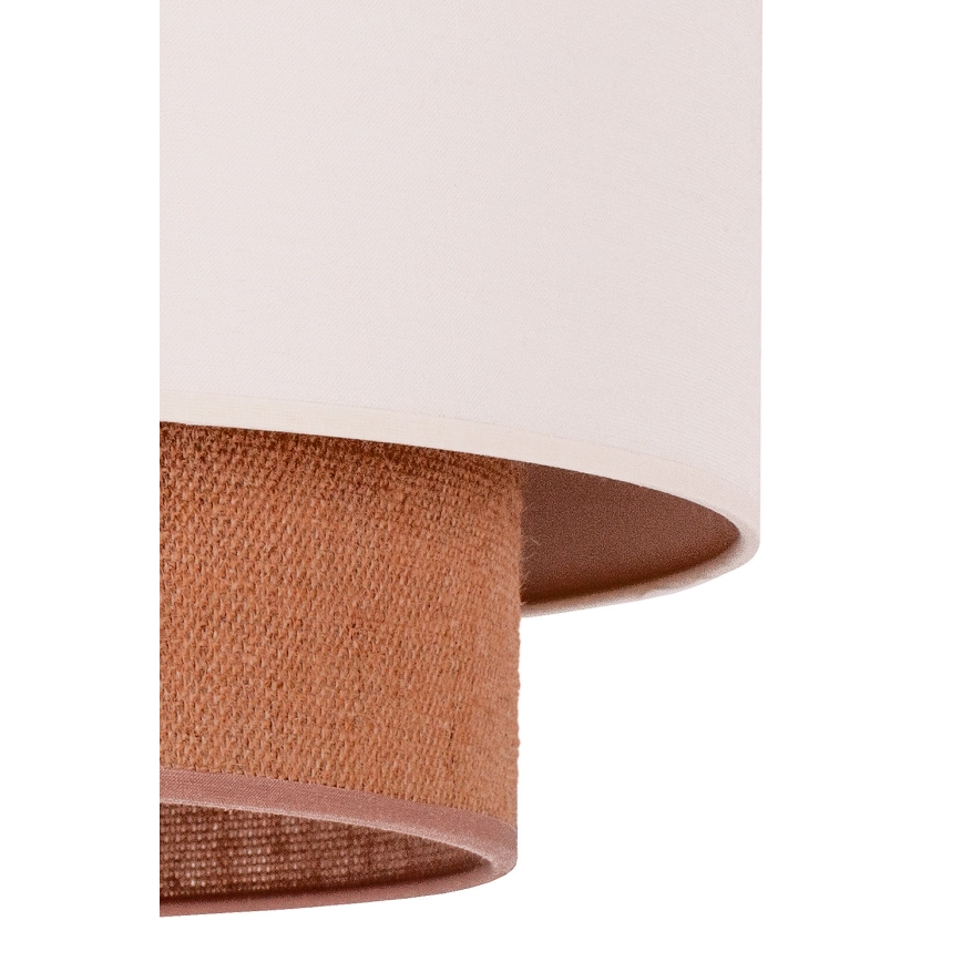 Duolla - Taklampa BOHO 3xE27/15W/230V diameter 60 cm beige/brun