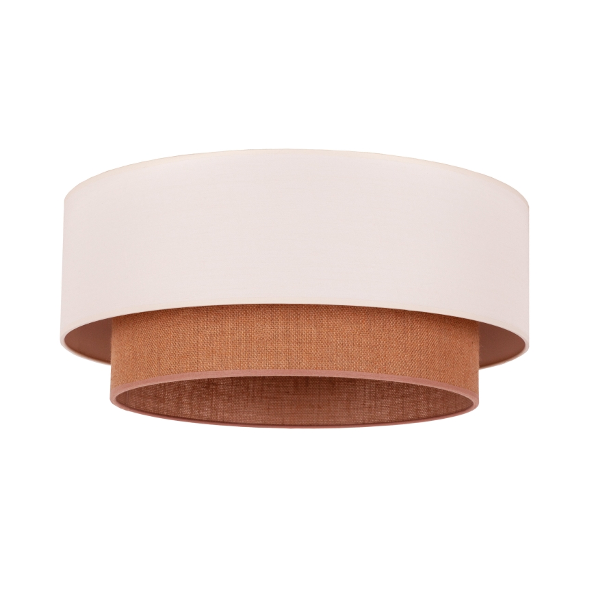 Duolla - Taklampa BOHO 3xE27/15W/230V diameter 60 cm beige/brun