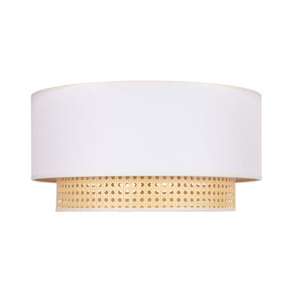 Duolla - Taklampa BOHO 3xE27/15W/230V diameter 60 cm grädde/rotting