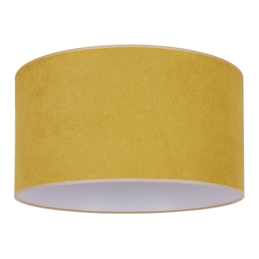 Duolla - Taklampa BRISTOL 1xE27/15W/230V diameter 45 cm gul/vit