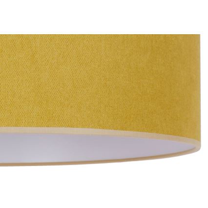 Duolla - Taklampa BRISTOL 1xE27/15W/230V diameter 45 cm gul/vit