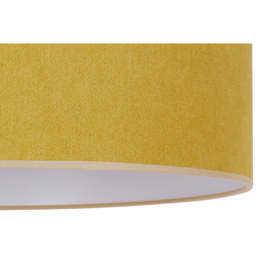 Duolla - Taklampa BRISTOL 1xE27/15W/230V diameter 45 cm gul/vit