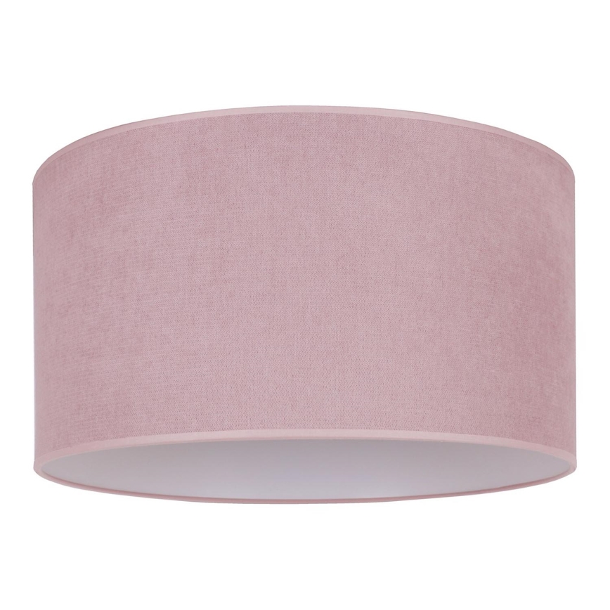 Duolla - Taklampa BRISTOL 1xE27/15W/230V diameter 45 cm rosa/vit