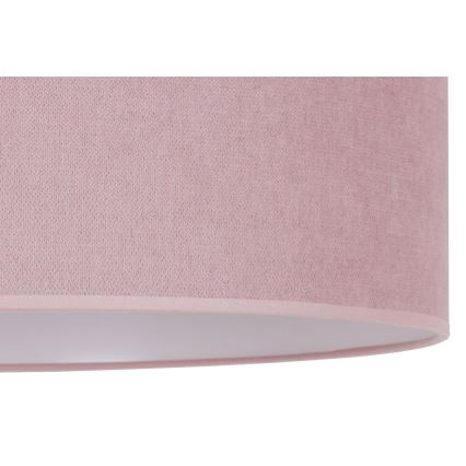 Duolla - Taklampa BRISTOL 1xE27/15W/230V diameter 45 cm rosa/vit
