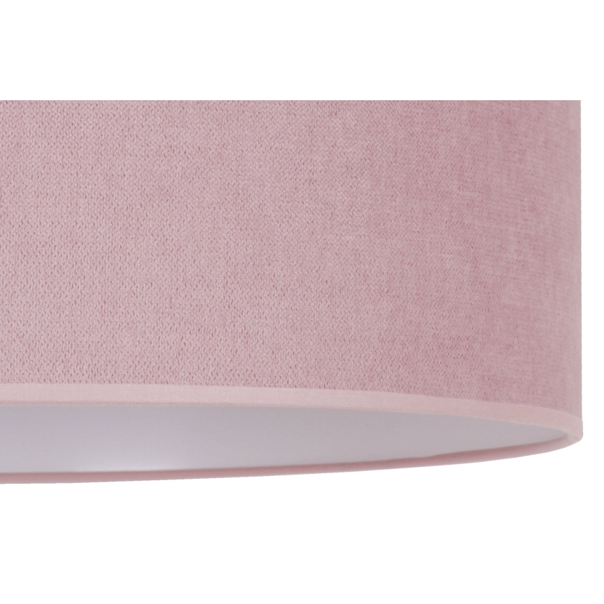 Duolla - Taklampa BRISTOL 1xE27/15W/230V diameter 45 cm rosa/vit