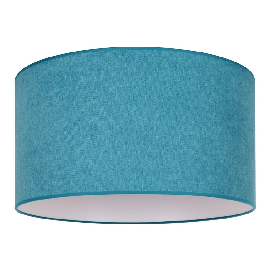 Duolla - Taklampa BRISTOL 1xE27/15W/230V diameter 45 cm turkos/vit