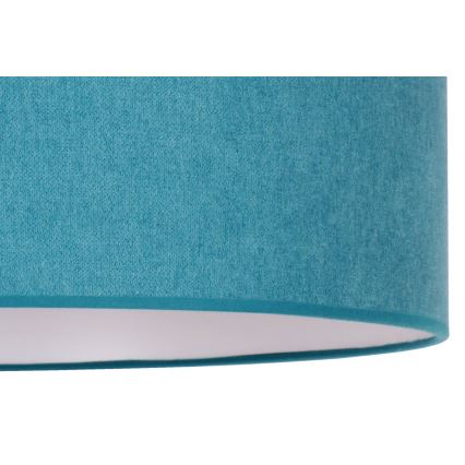 Duolla - Taklampa BRISTOL 1xE27/15W/230V diameter 45 cm turkos/vit