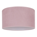 Duolla - Taklampa BRISTOL 1xE27/15W/230V Ø 45 cm rosa/vit