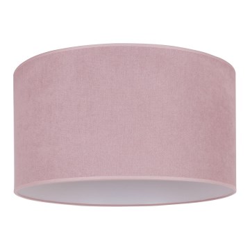 Duolla - Taklampa BRISTOL 1xE27/15W/230V Ø 45 cm rosa/vit