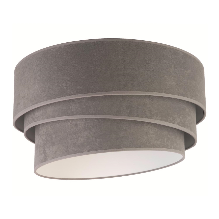 Duolla - Taklampa DEVON 1xE27/40W/230V diameter 45 cm grå