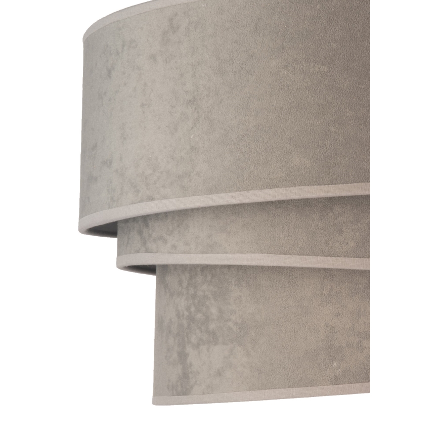 Duolla - Taklampa DEVON 1xE27/40W/230V diameter 45 cm grå