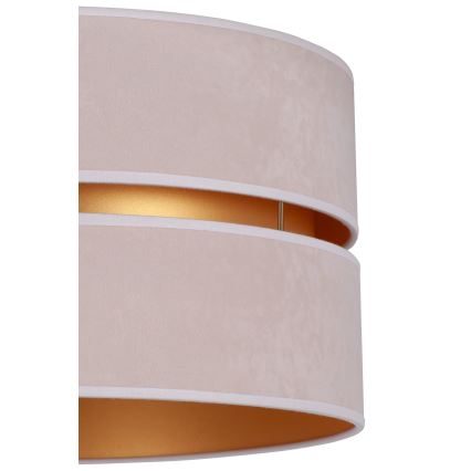Duolla - Taklampa DUO 1xE27/15W/230V diameter 40 cm beige/guld