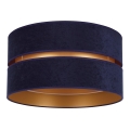 Duolla - Taklampa DUO 1xE27/15W/230V diameter 40 cm blå/guld